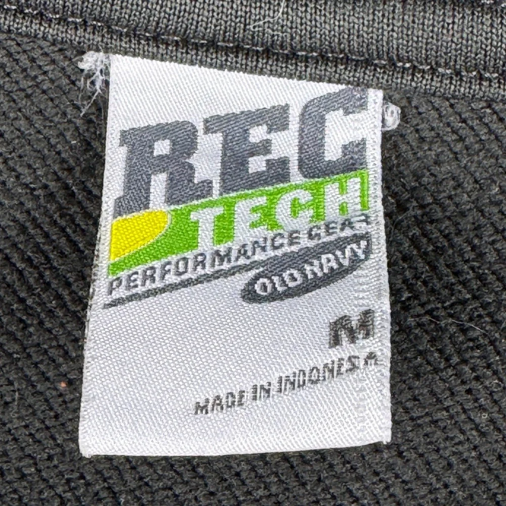 Old Navy Rec Tech Performance Gear Men's‎ Gray Quarter Zip Pullover Sweatshirt M